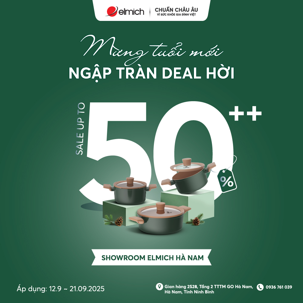 [Elmich Go! Hà Nam] Sinh nhật rực rỡ – Deal đỉnh bất ngờ