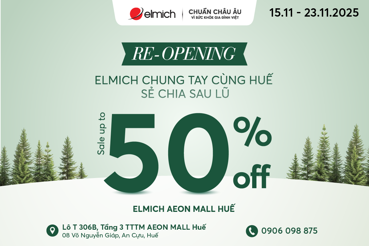  ELMICH CHUNG TAY CÙNG HUẾ – SẺ CHIA SAU LŨ, TRI ÂN KHÁCH HÀNG