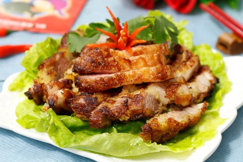 Ba Chỉ Nướng Sốt Mắm