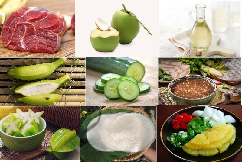 Ảnh 1: Những nguyên liệu cần thiết cho món ăn này