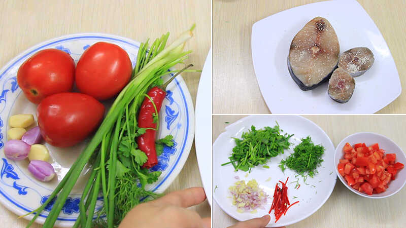 nguyên liệu nấu canh chua cá
