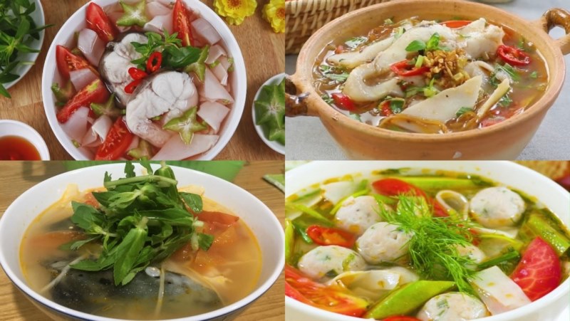Món ăn chua cá lăng với hương vị chua ngọt đậm đà, vừa miệng