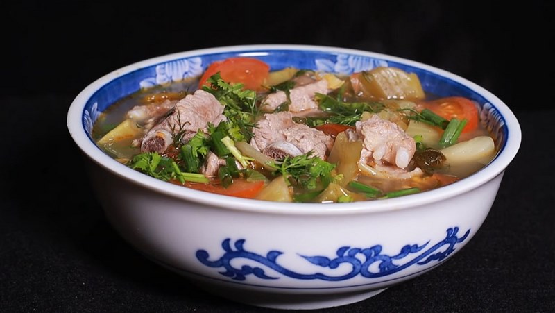 Canh sườn chua - Bí quyết nấu canh chuẩn vị gia đình