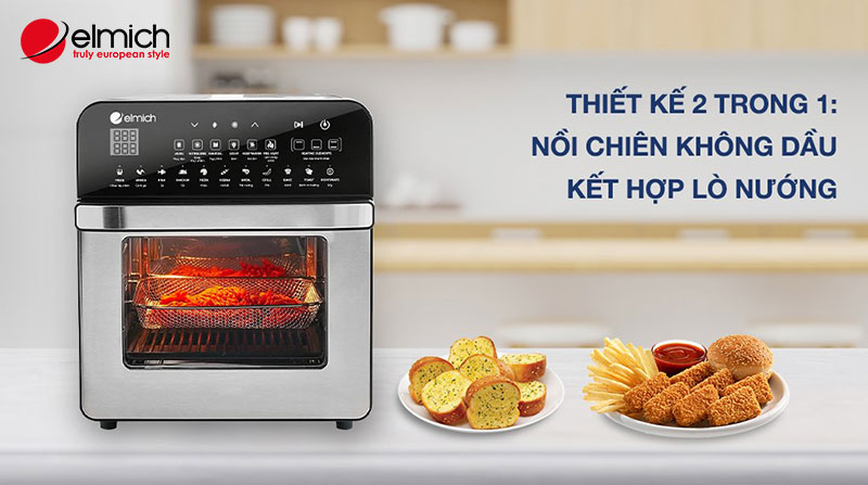Hình 1: Nồi chiên không dầu có rất nhiều tác dụng trong việc bếp núc