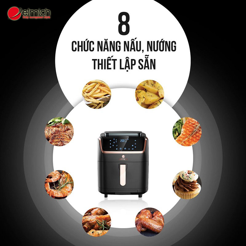 Hình 3: Đa dạng các chức năng nấu nướng