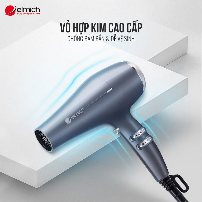 Hình 4: Máy sấy tóc ion Elmich chất lượng cao