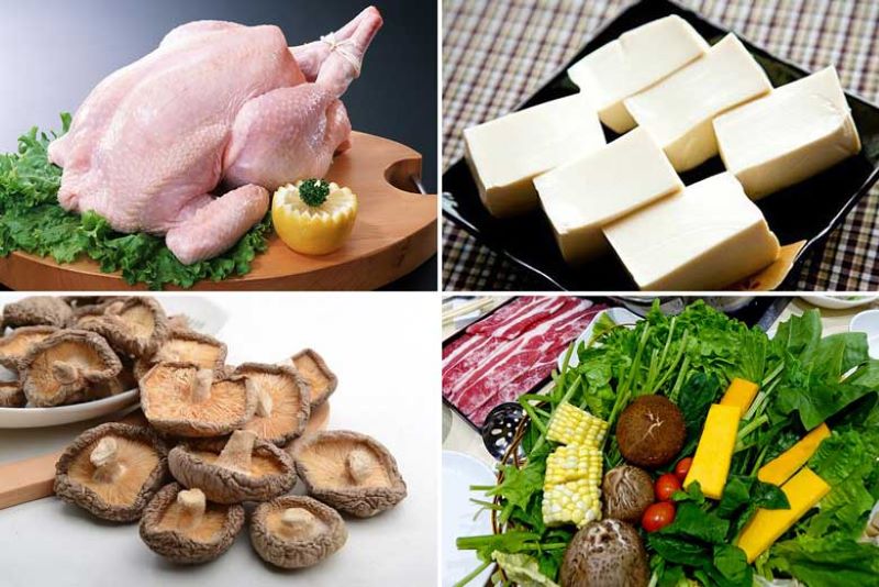 Sơ chế kỹ các nguyên liệu rau củ, nấm