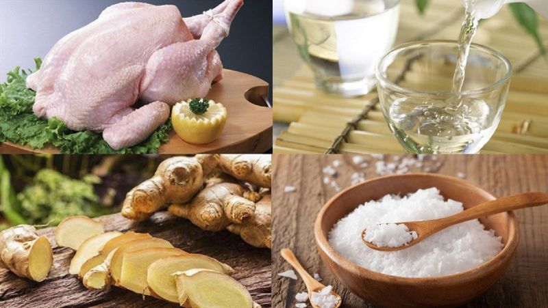 4: Rượu và gừng sẽ giúp loại bỏ mùi tanh của thịt gà