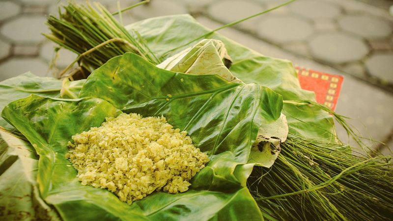 Ảnh 2: Cốm làng Vòng mới làm sẽ giúp món xôi này thơm ngon chuẩn vị