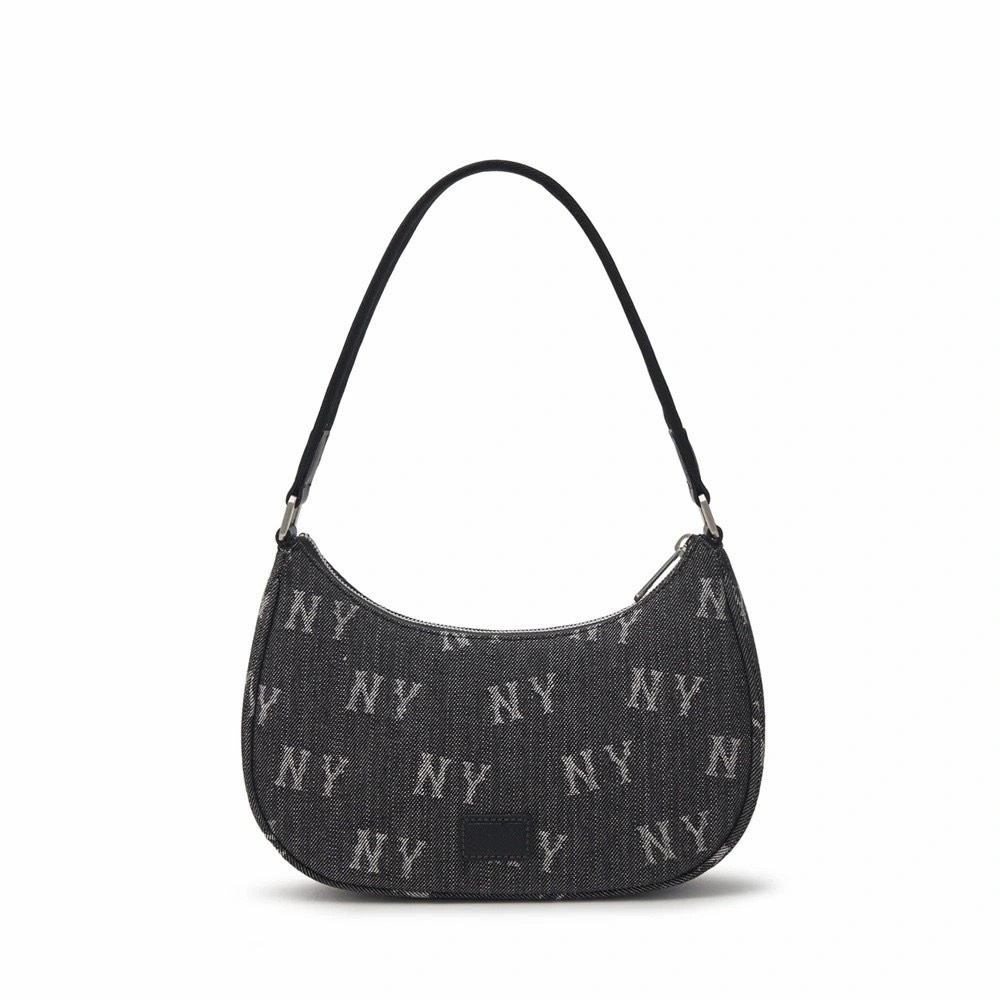 Túi MLB Black Monogram NY Denim