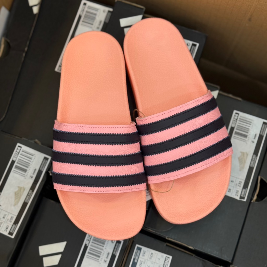 Dép Adilette Pink/Black JH7789