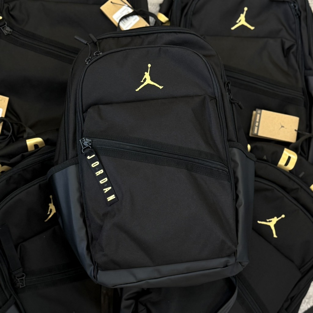 Balo Jordan black/gold MA0924-K5X