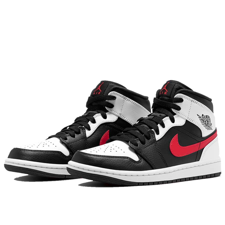Air Jordan 1 MID - Black Chile Red