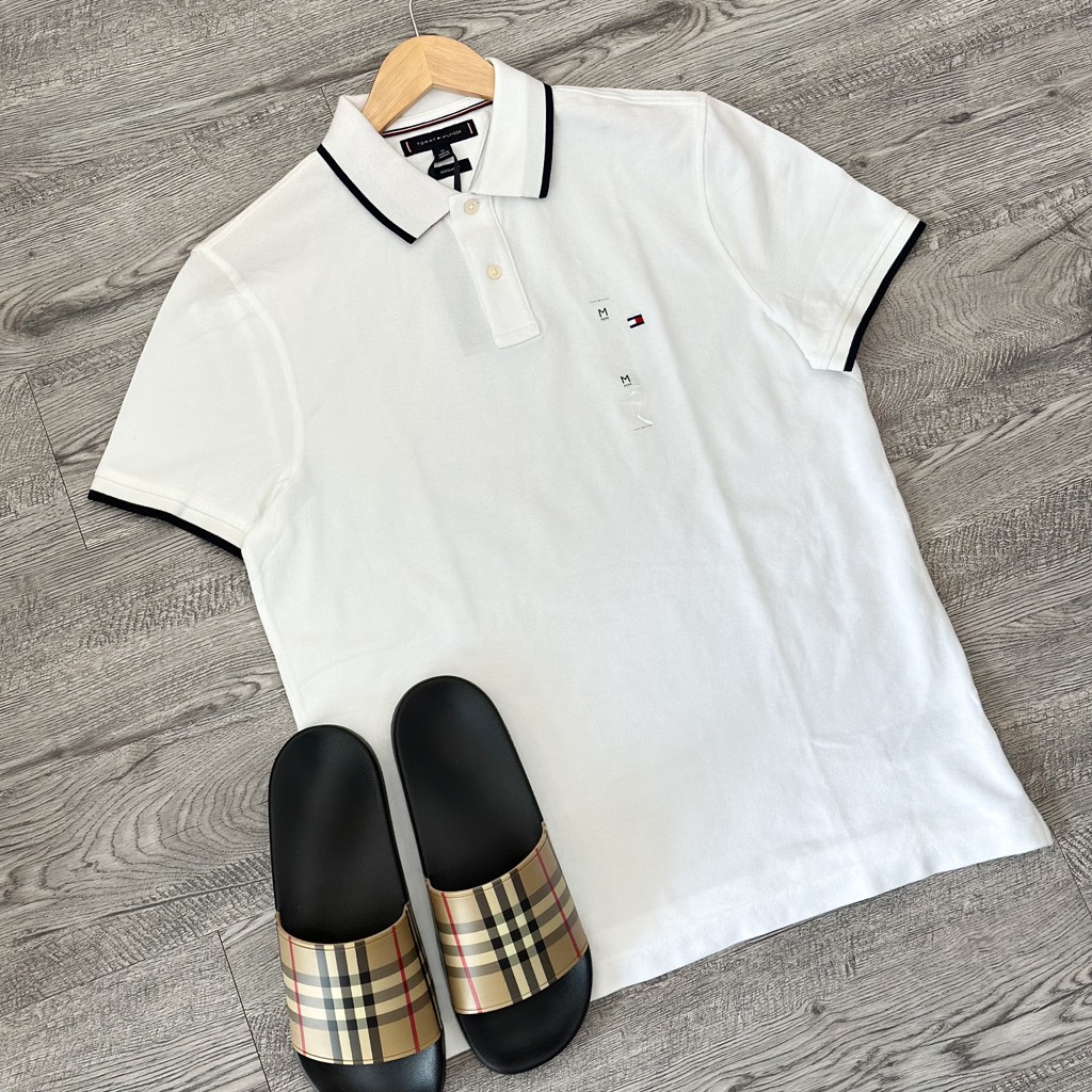 Polo Tommy Trắng MW42748 100