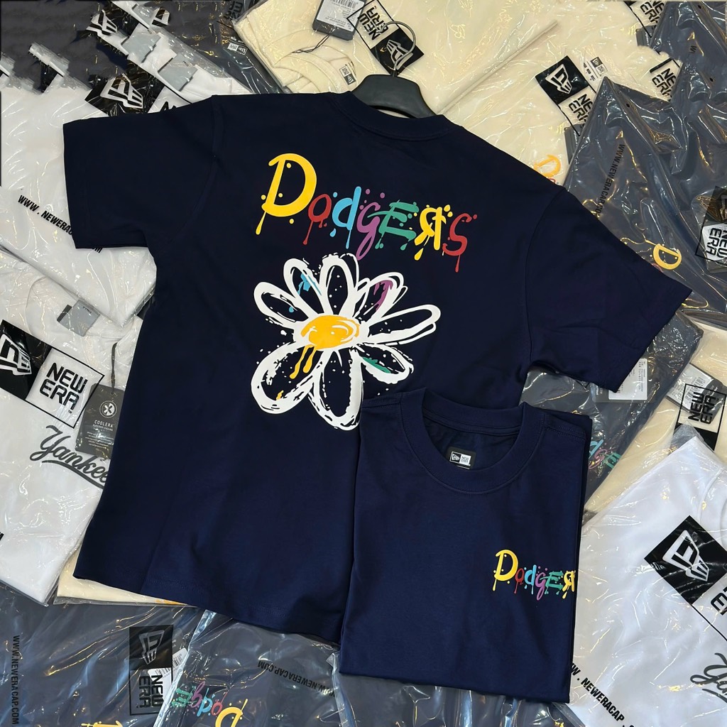 Áo New Era Navy Dodgers Flower 16664546