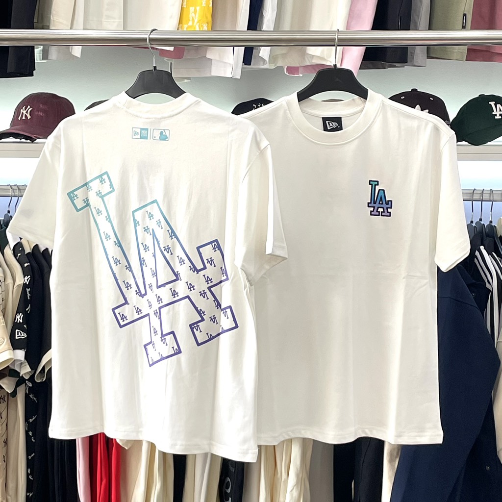 Áo New Era Trắng Loang