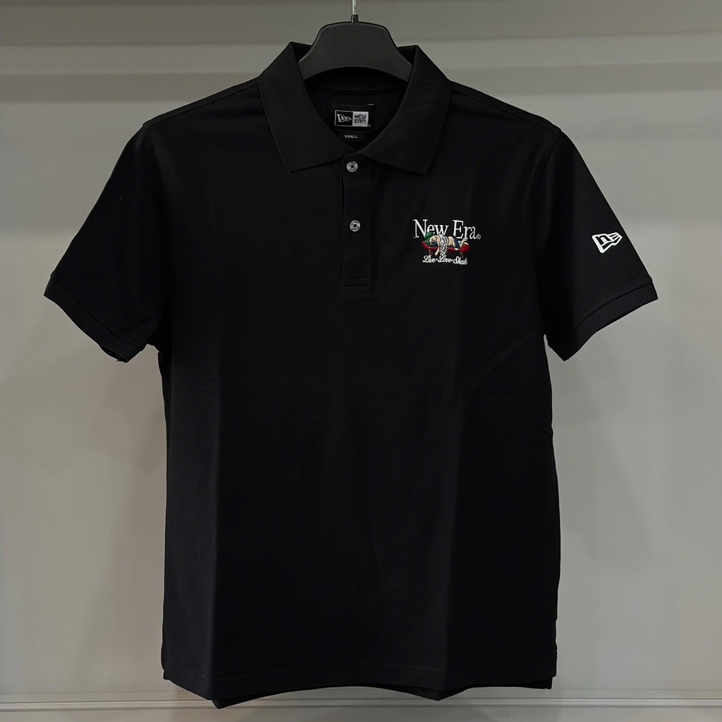Áo New Era Polo Đen Live Love Skate