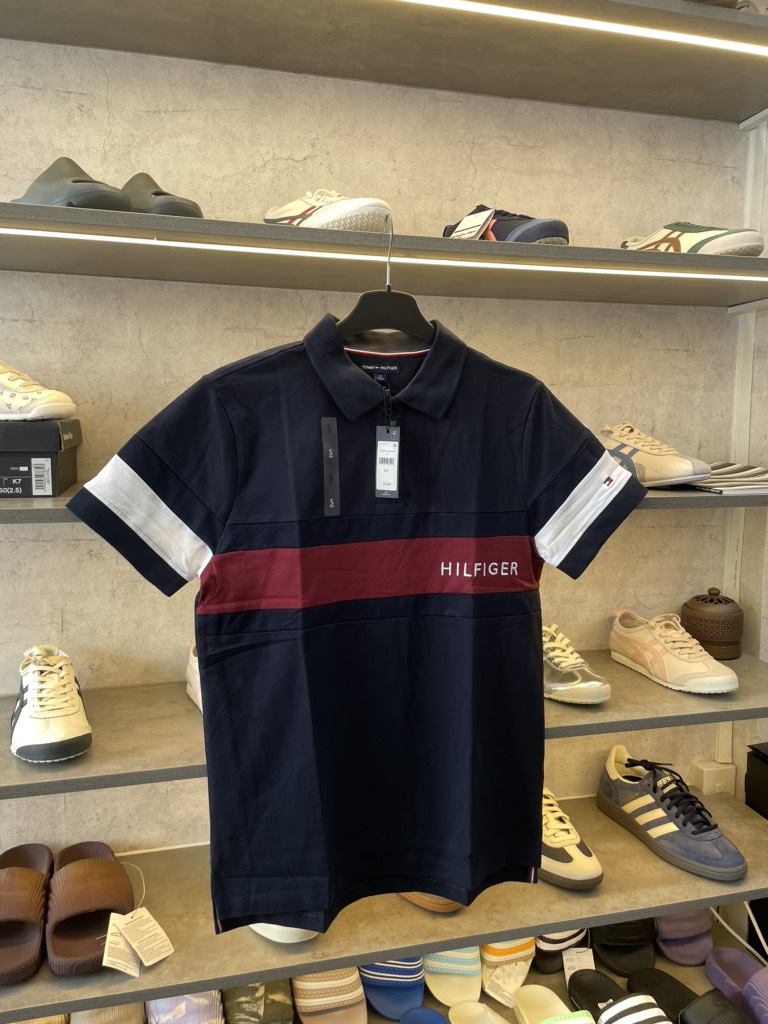 Áo Polo Tommy xanh đen