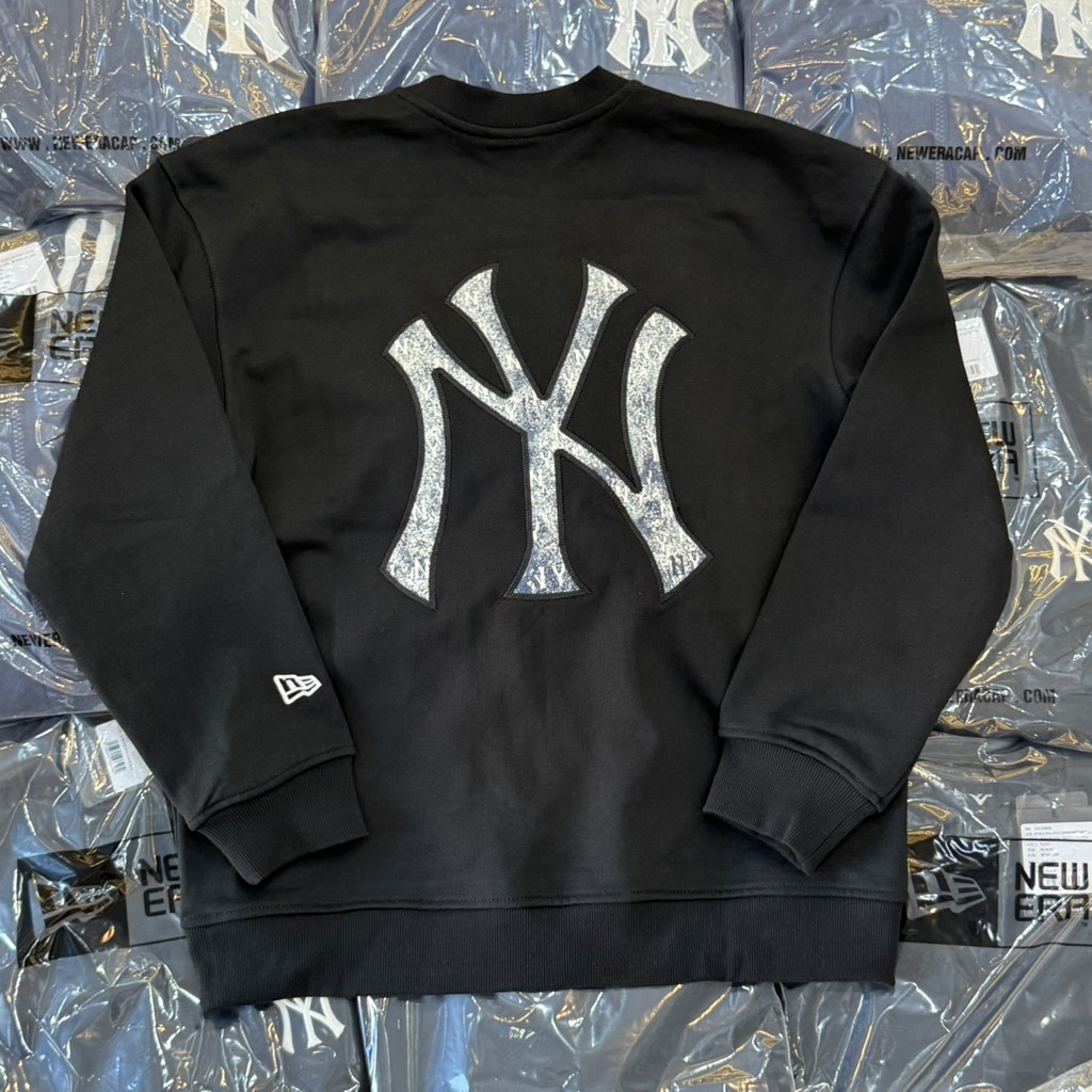 Áo New Era Sweater Big Logo Denim NY Black 14233968