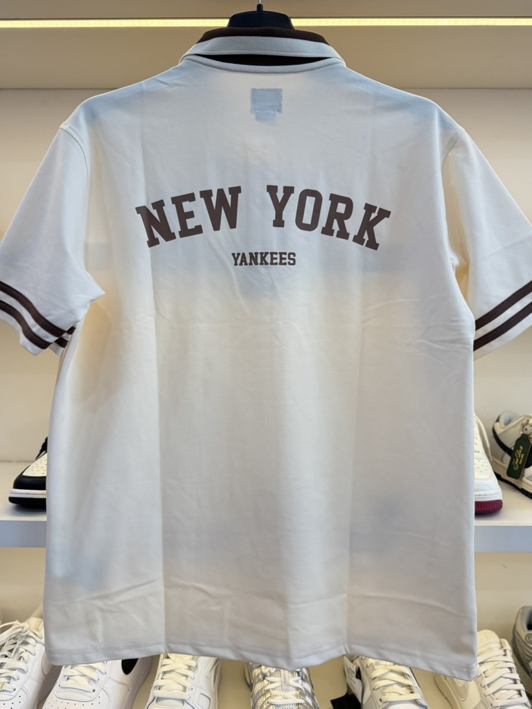 Áo Polo New Era Viền Nâu