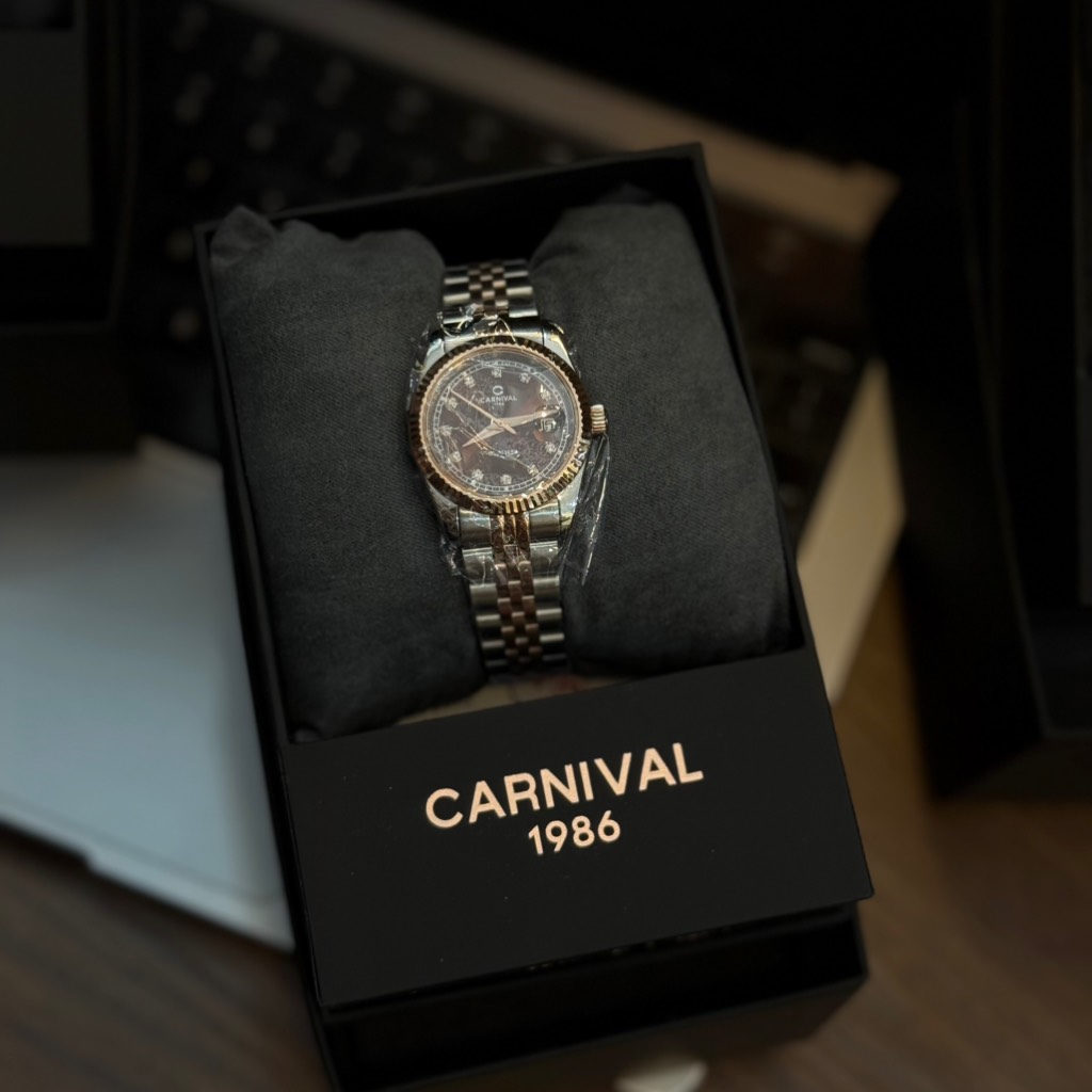 Đồng Hồ Carnival Brown 8131L size 33