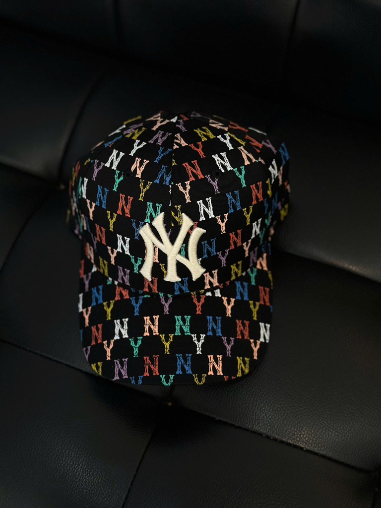 Nón MLB Monogram Black