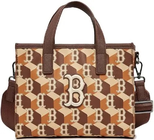 Túi MLB Tote Begie B Brown 3AORS022NK0001