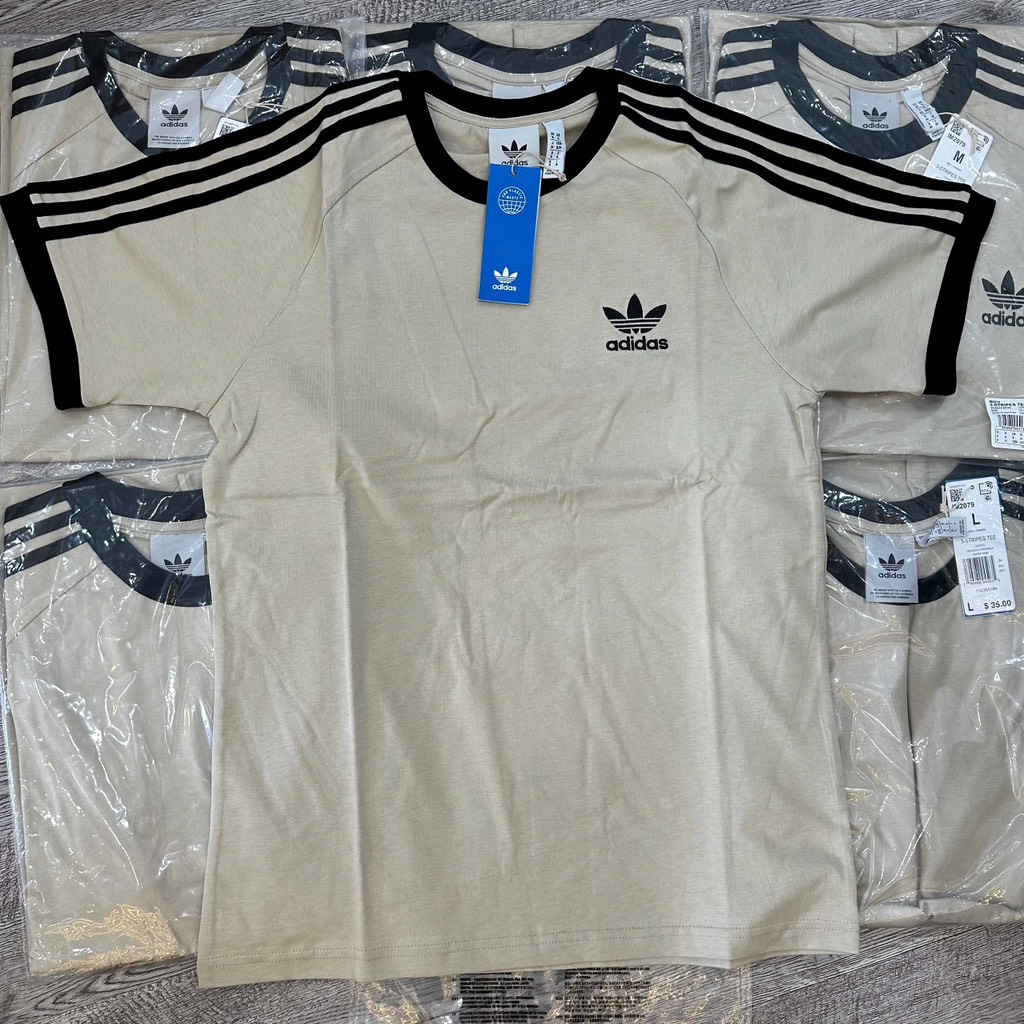 Áo Adidas Tripple Tee Begie