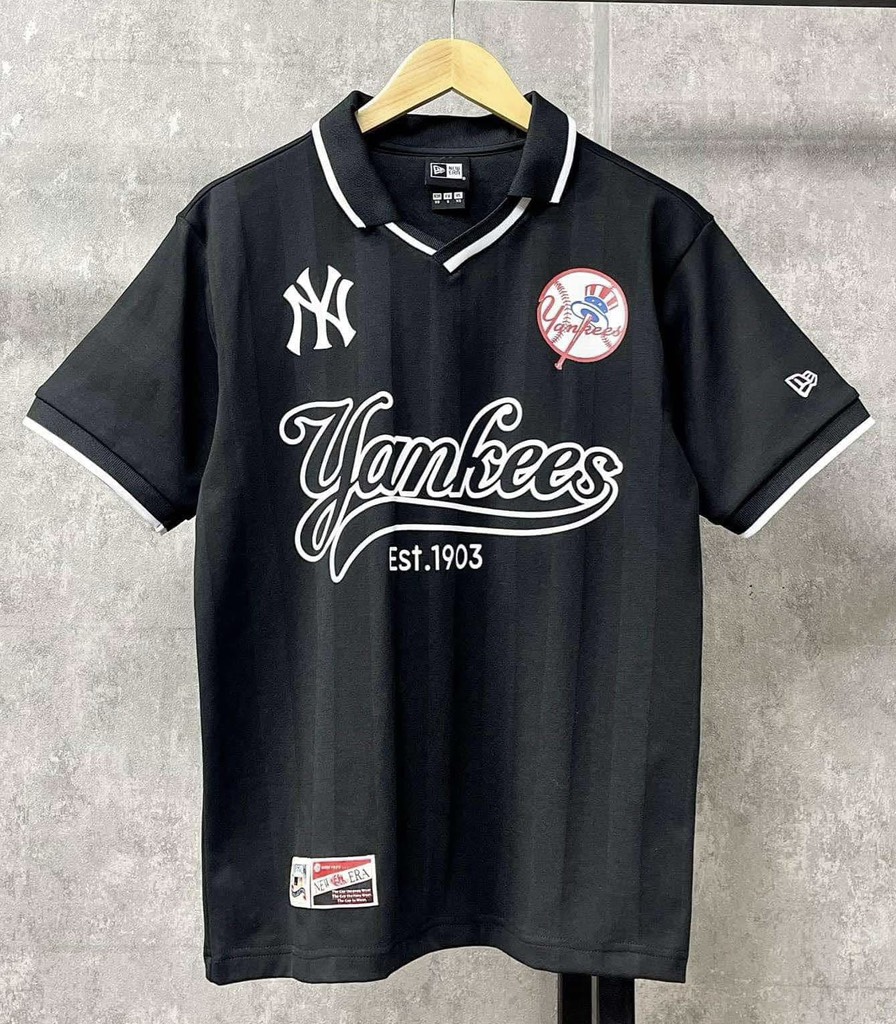 Áo Polo New Era Yankees Đen
