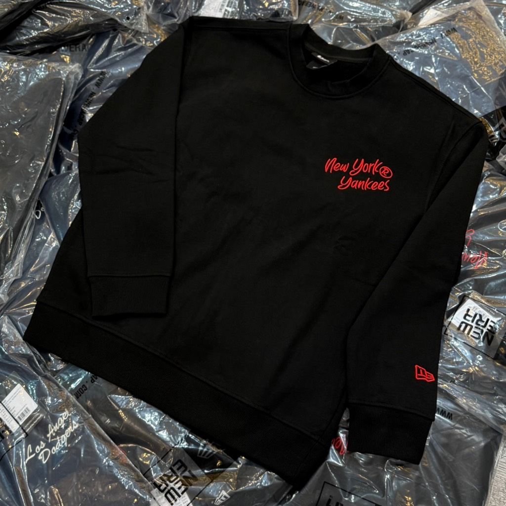 Áo New Era Sweater NY Yankees Dual Embroidery Black 16126946
