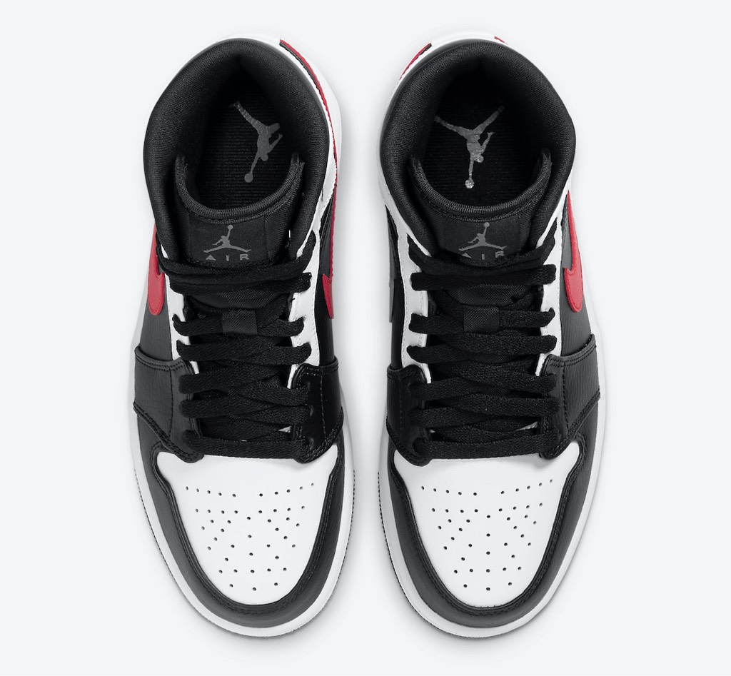Air Jordan 1 MID - Black Chile Red