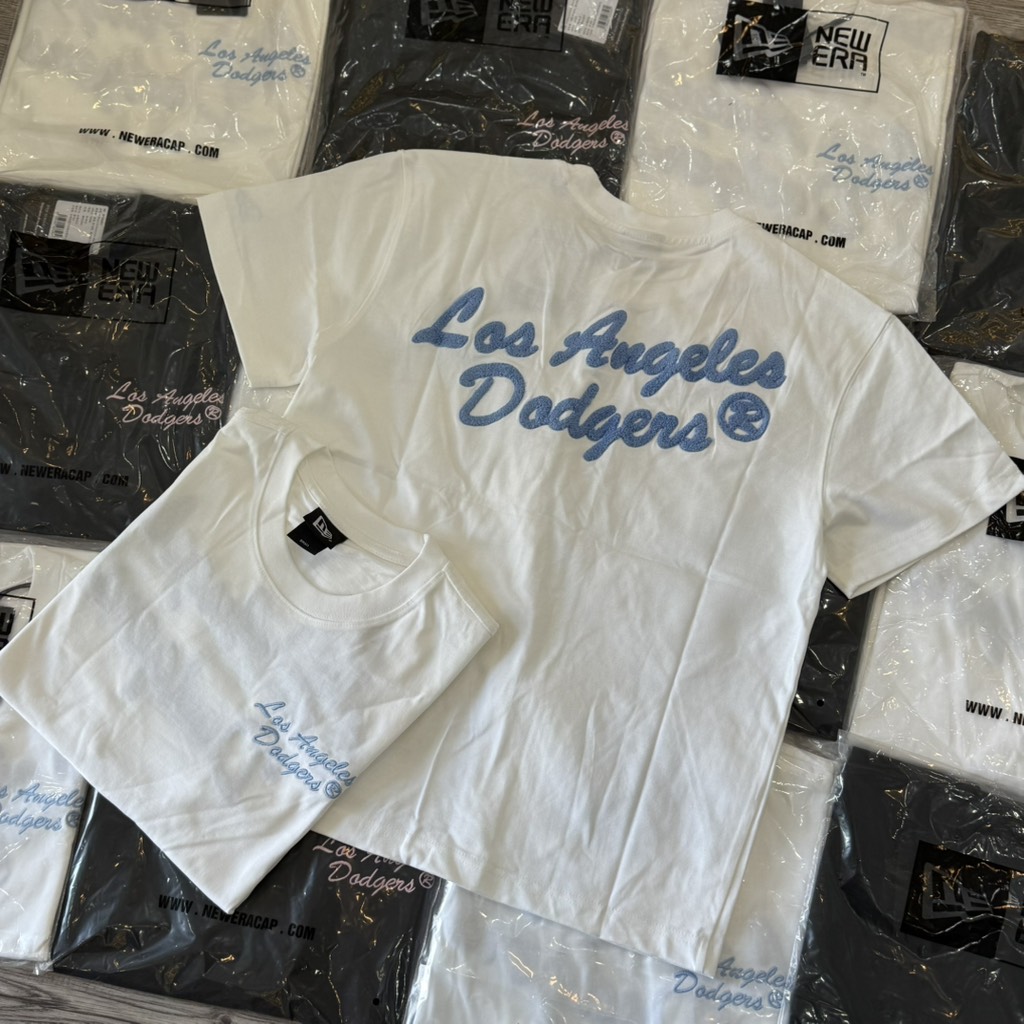 Áo New Era White LA Blue 16126950