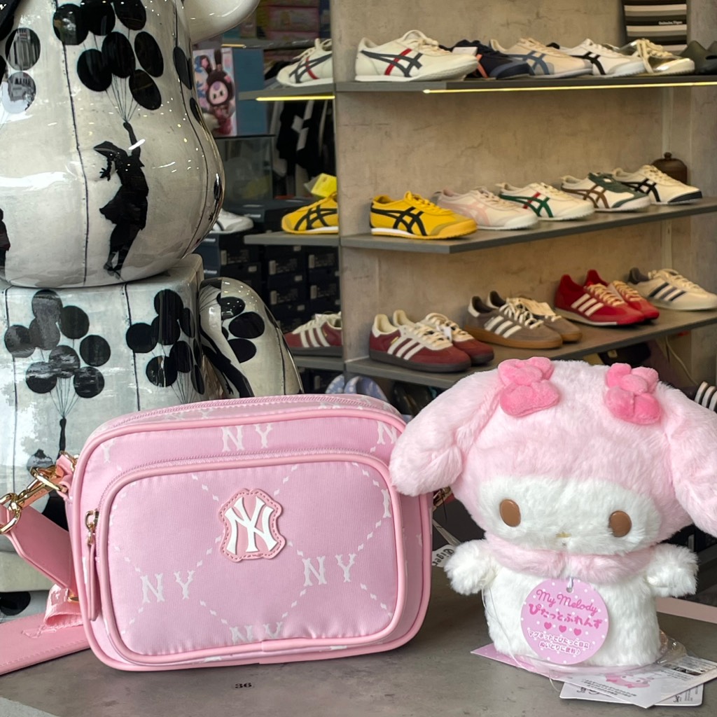 Túi MLB Pink NY White