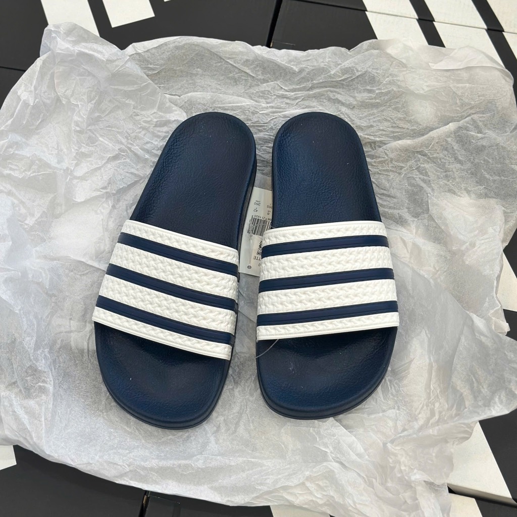 Dép Adilette White Blue G16220