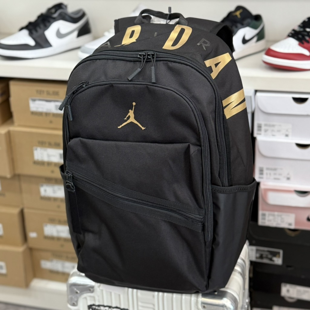 Balo Jordan black/gold MA0924-K5X