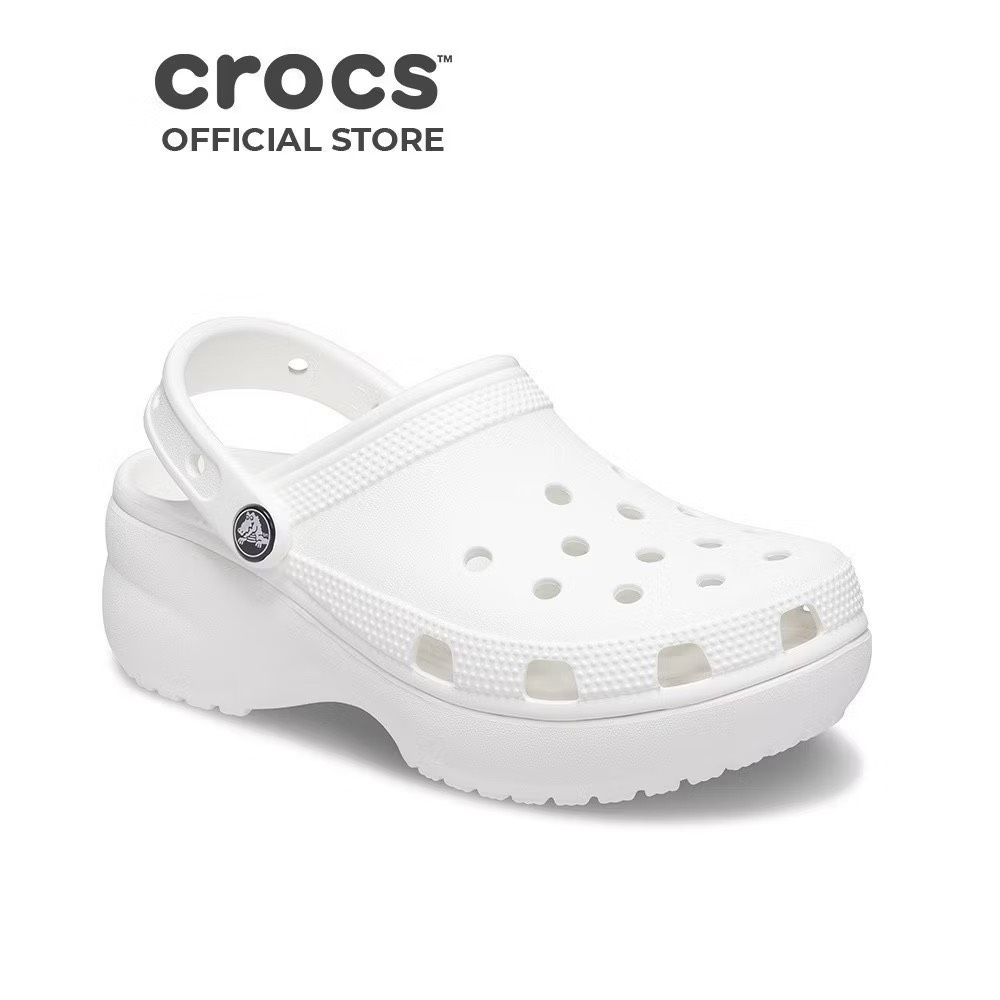 Dép Crocs Classic Platform Clog White