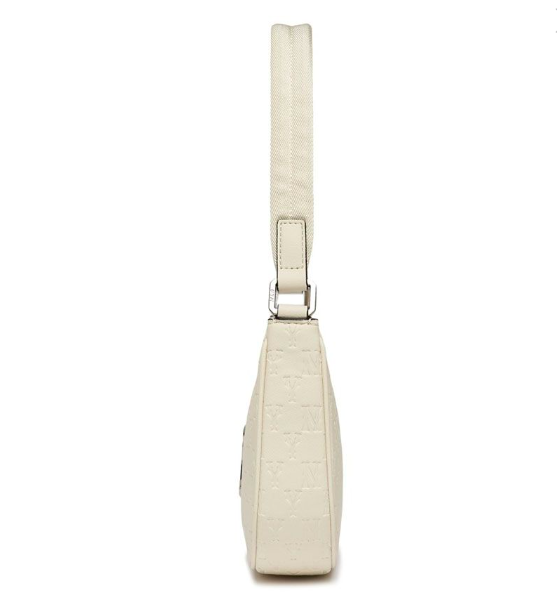 Túi MLB Monogram Embossed Hobo Bag Màu Trắng