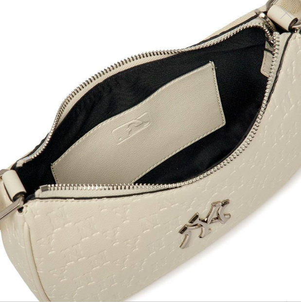 Túi MLB Monogram Embossed Hobo Bag Màu Trắng