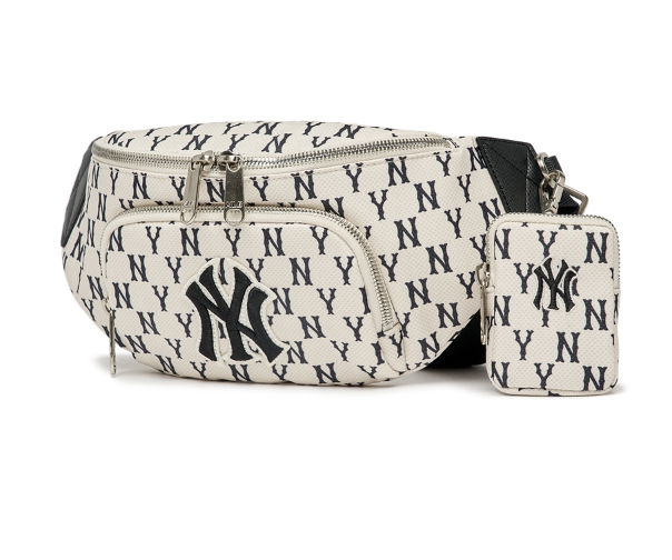Túi đeo hông MLB Monogram Hipsack New York Yankees 3AHSM012N-50CRD