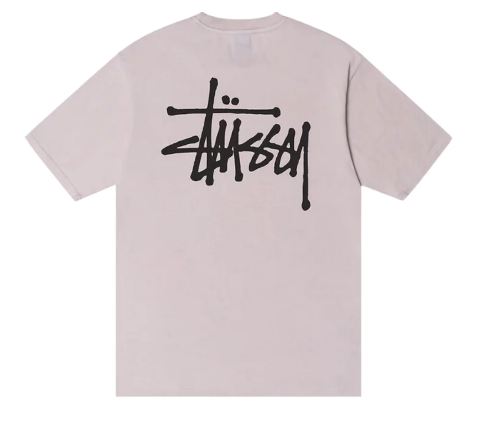 Áo Stussy Basic - màu hồng
