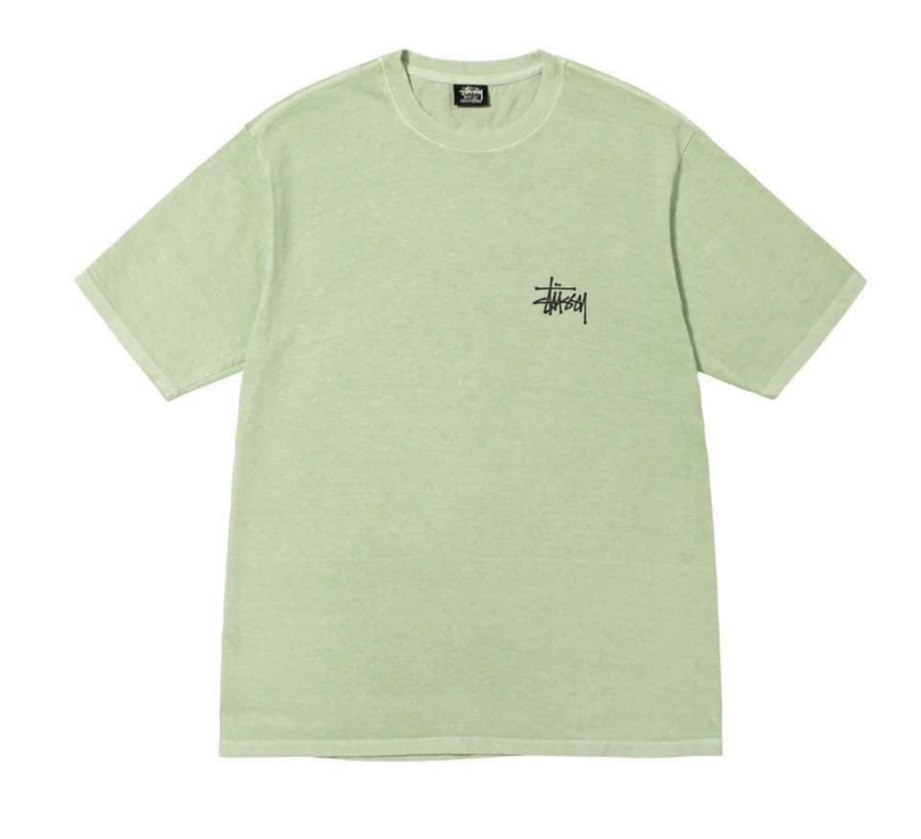 Áo Stussy Basic - màu xanh lá