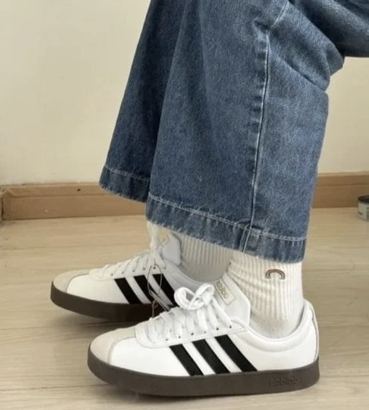 Giày Adidas VL Court Base White [ ID3711 ]