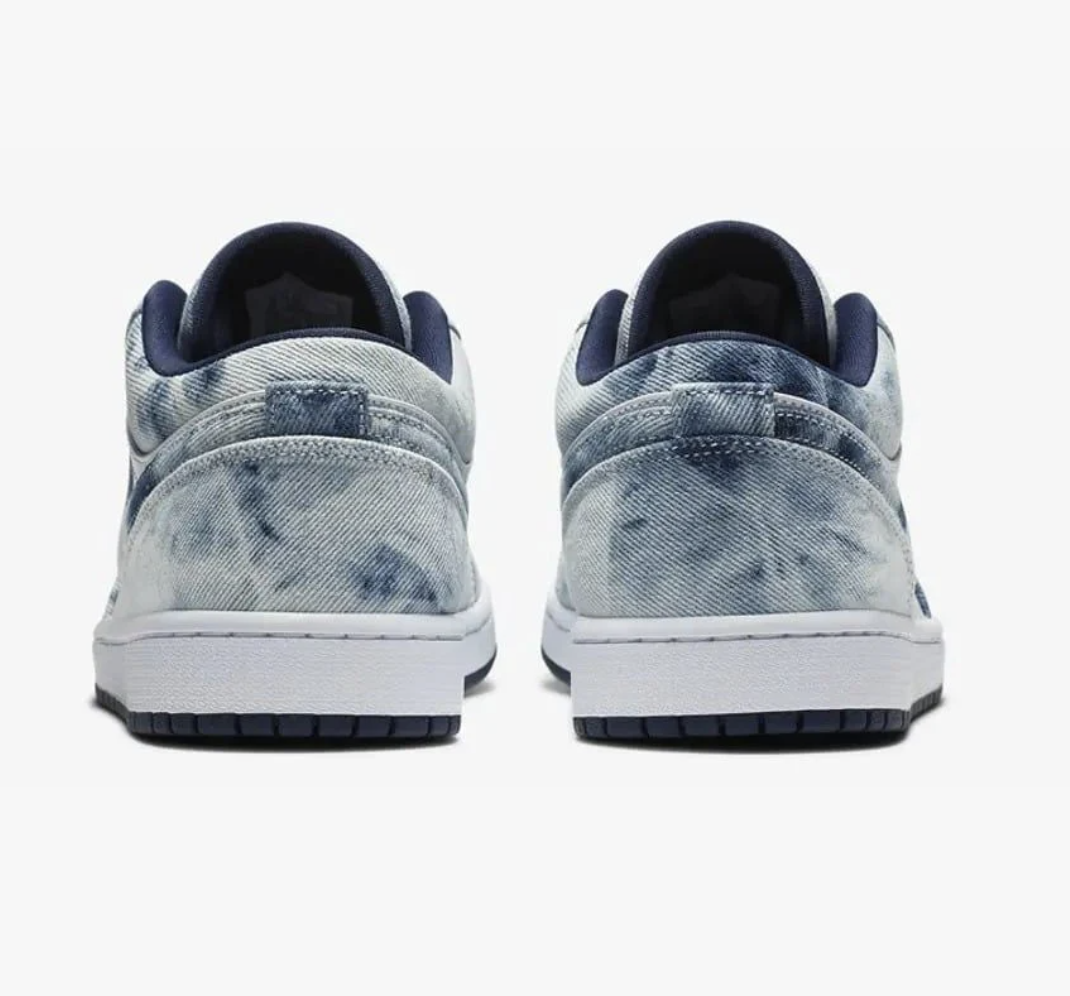 Giày nam Air Jordan 1 Low Washed Denim