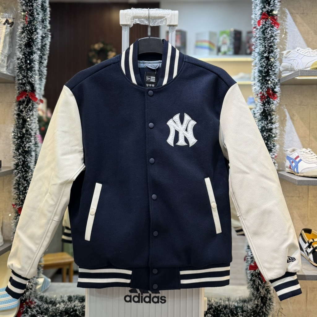 Áo Khoác New Era Bomber Varcity Big Logo Navy 13783959