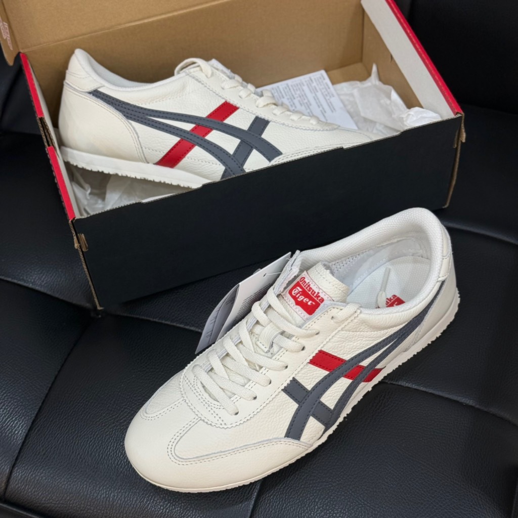 Giày Onitsuka Tiger Machu Racer 'Cream Black Red'