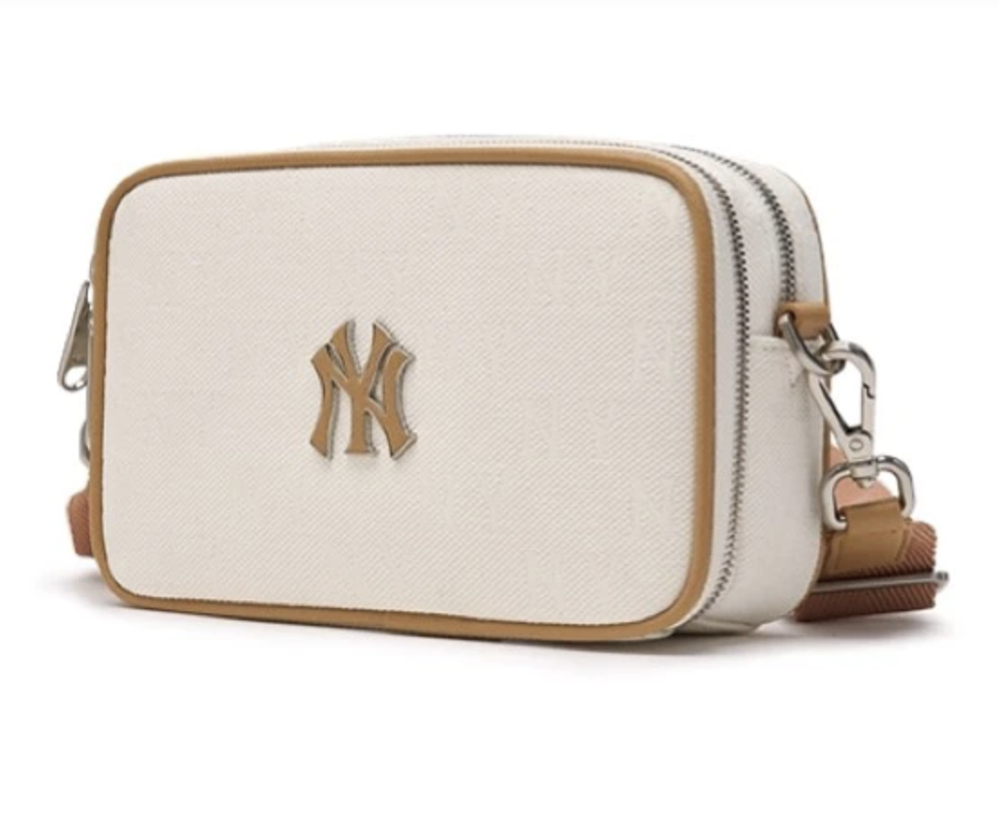 Túi MLB Monogram Jacquard Mini Cross Bag NY Cream 3ACRS014N 50CRD