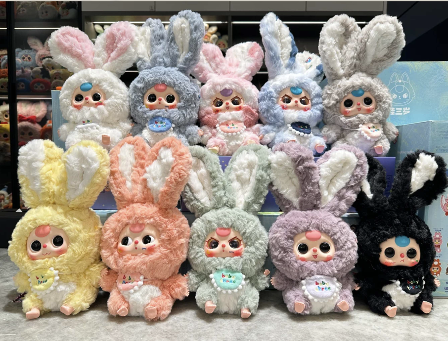 Móc khóa Thỏ thị trấn Blindbox -  Baby Three Rabbit