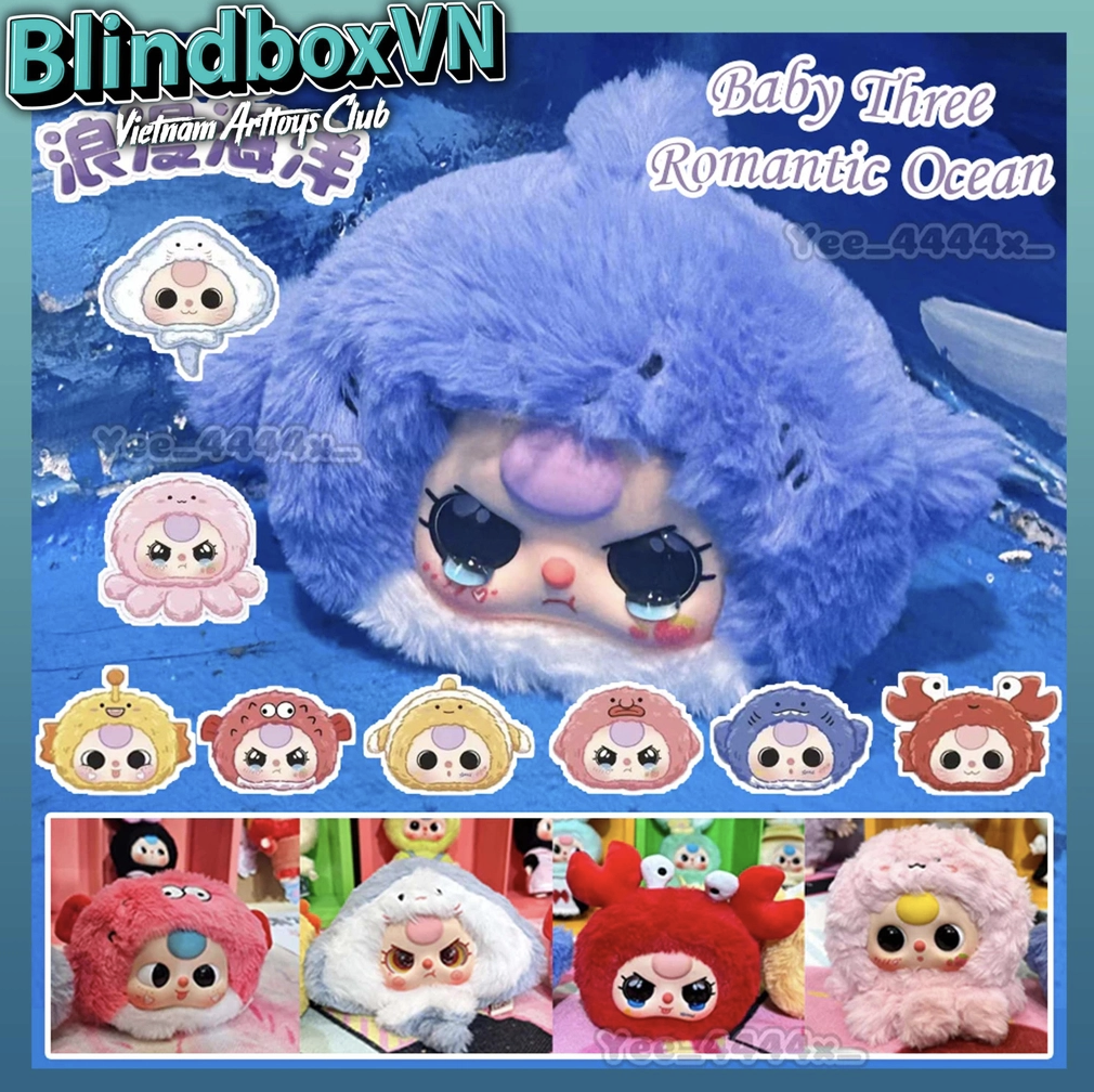Baby Three Romantic Ocean Series Vinyl Face Blind Box