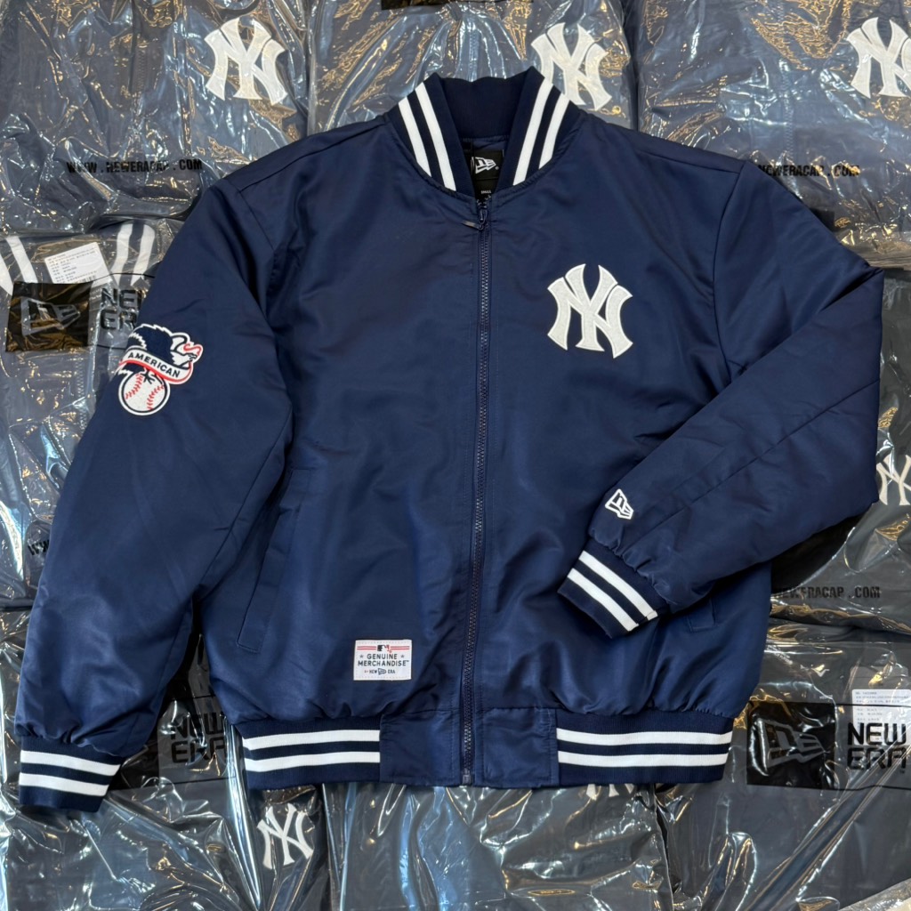 Áo Khoác New Era Bomber NY Logo Navy 14112335