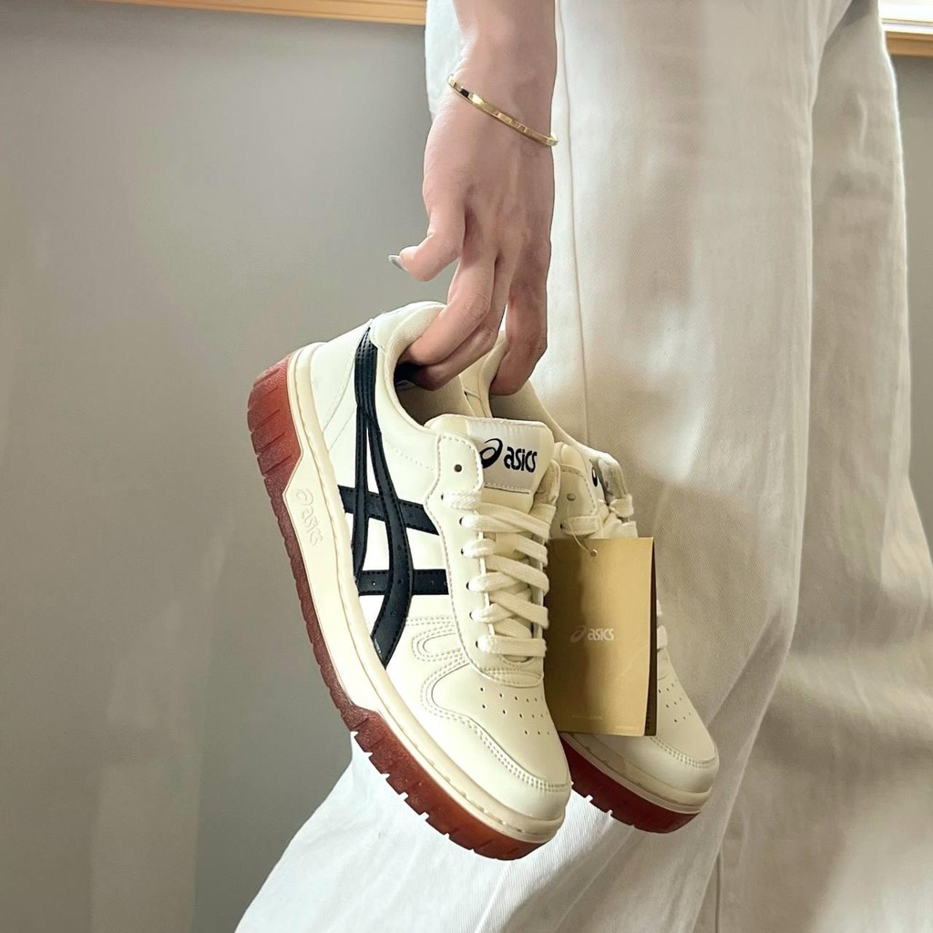 Giày Asics Court Cream Black Gum